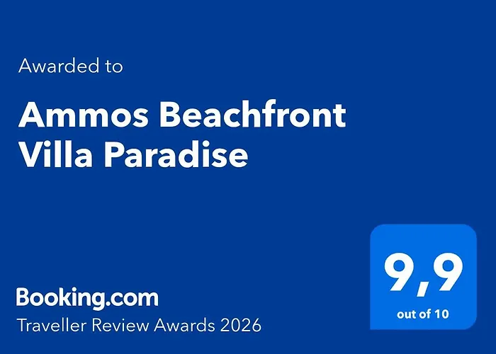 Ammos Beachfront Paradise ヴィラ